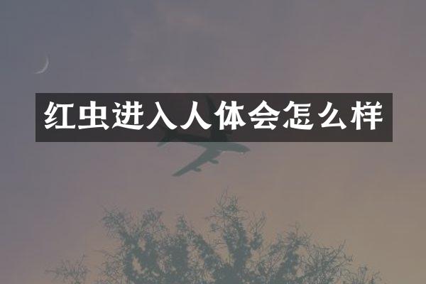 红虫进入人体会怎么样