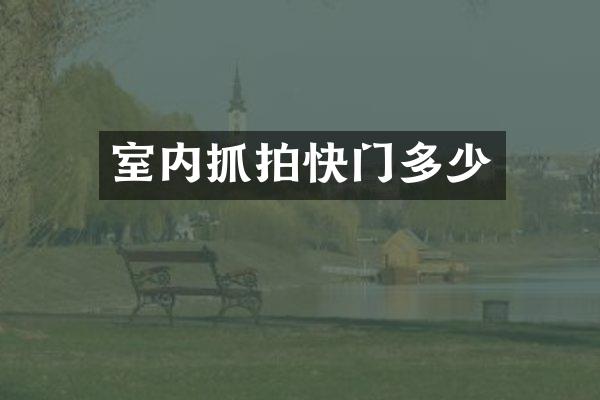 室内抓拍快门多少