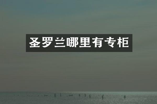 圣罗兰哪里有专柜