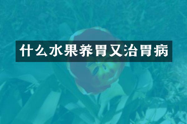 什么水果养胃又治胃病