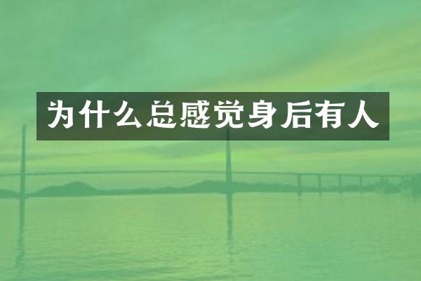 为什么总感觉身后有人