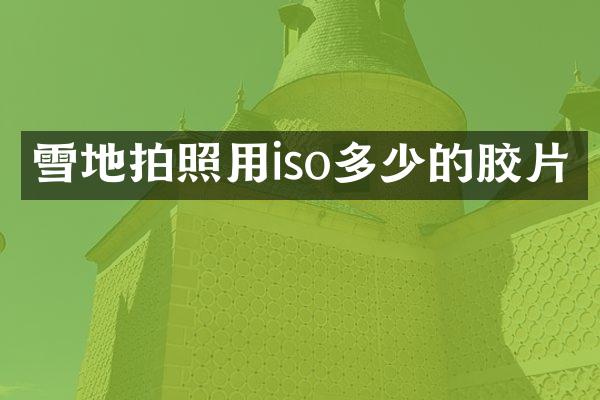 雪地拍照用iso多少的胶片
