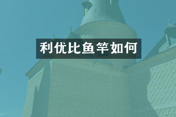 利优比鱼竿如何