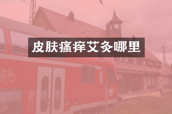 皮肤瘙痒艾灸哪里