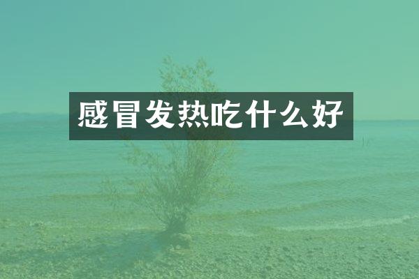 感冒发热吃什么好