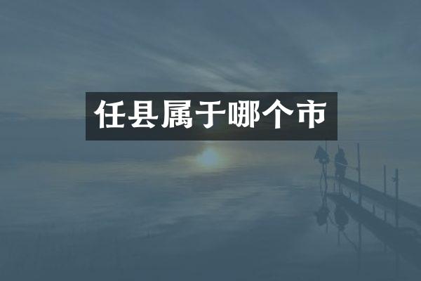 任县属于哪个市