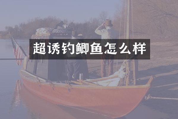 超诱钓鲫鱼怎么样