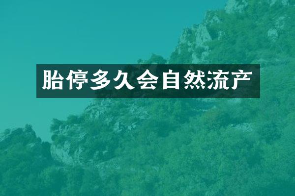 胎停多久会自然流产