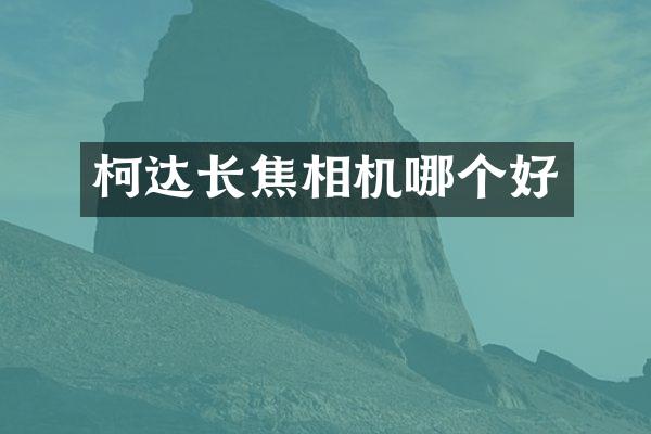 柯达长焦相机哪个好