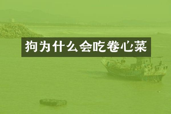 狗为什么会吃卷心菜