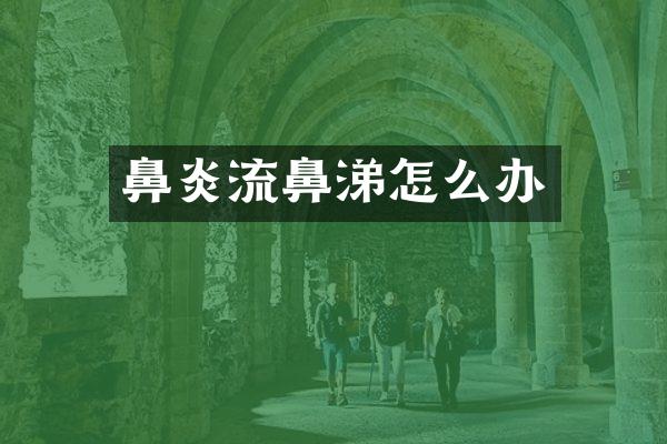 鼻炎流鼻涕怎么办