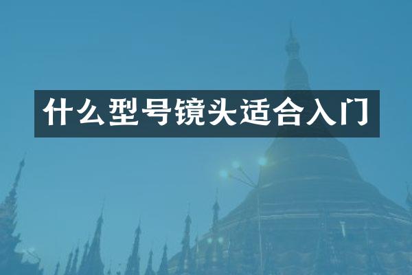 什么型号镜头适合入门