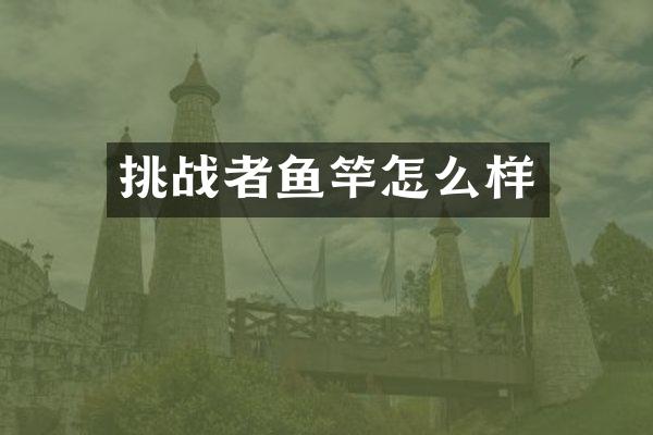 挑战者鱼竿怎么样