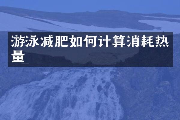 游泳减肥如何计算消耗热量