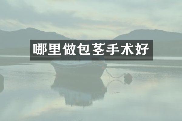 哪里做包茎手术好