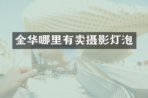 金华哪里有卖摄影灯泡