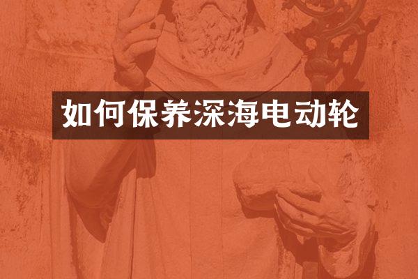 如何保养深海电动轮