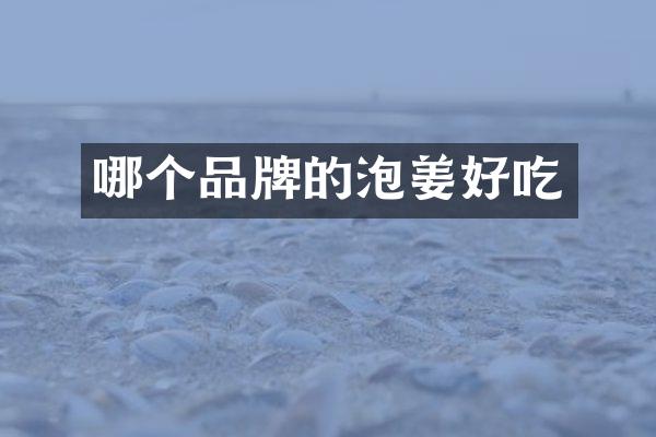 哪个品牌的泡姜好吃