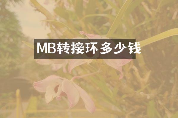 MB转接环多少钱