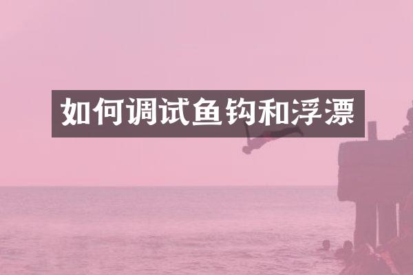如何调试鱼钩和浮漂