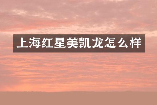 上海红星美凯龙怎么样