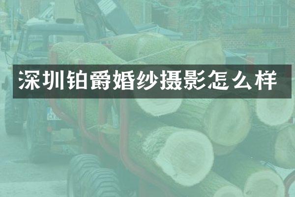 深圳铂爵婚纱摄影怎么样