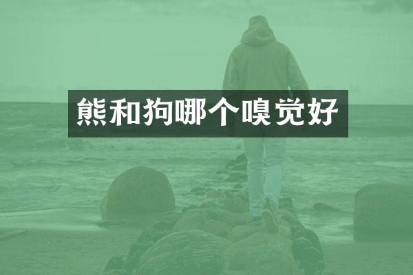 熊和狗哪个嗅觉好