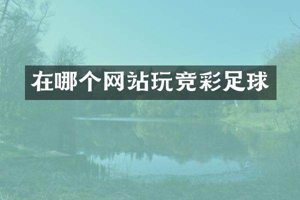 在哪个网站玩竞彩足球