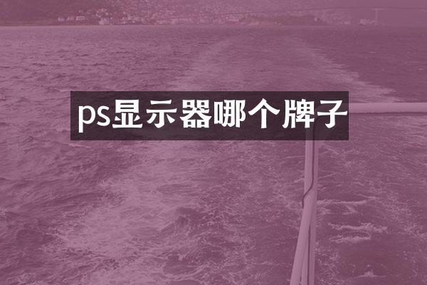 ps显示器哪个牌子