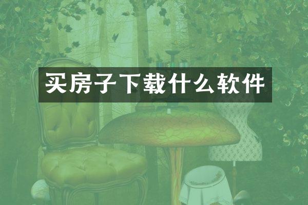 买房子下载什么软件
