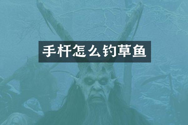 手杆怎么钓草鱼