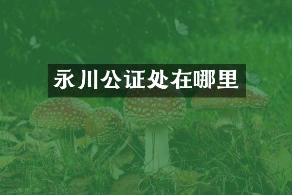 永川公证处在哪里