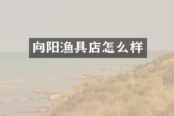 向阳渔具店怎么样