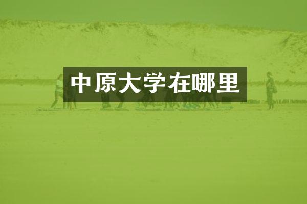 中原大学在哪里