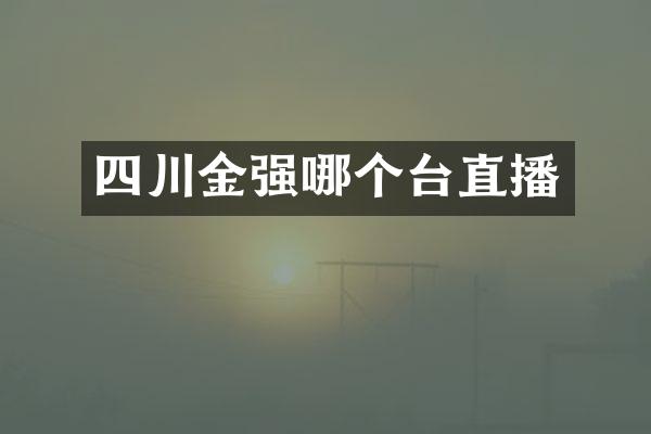 四川金强哪个台直播