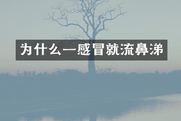 为什么一感冒就流鼻涕