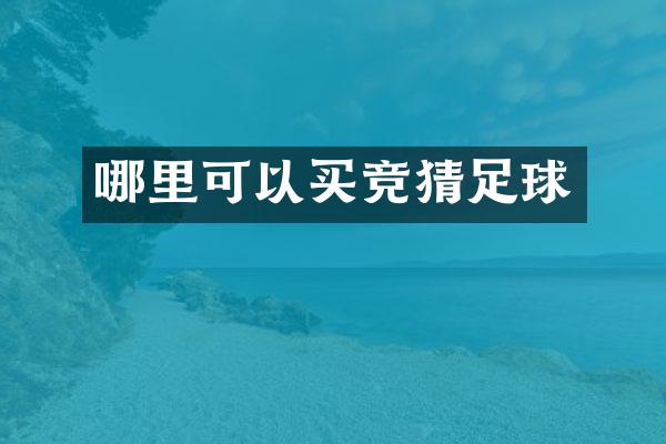 哪里可以买竞猜足球