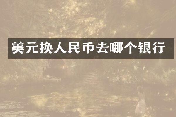 美元换去哪个银行