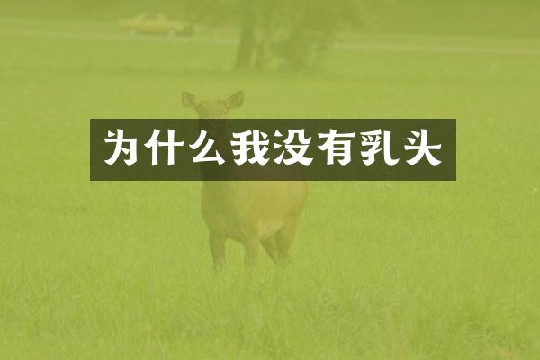 为什么我没有