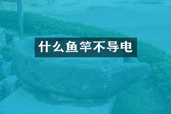什么鱼竿不导电
