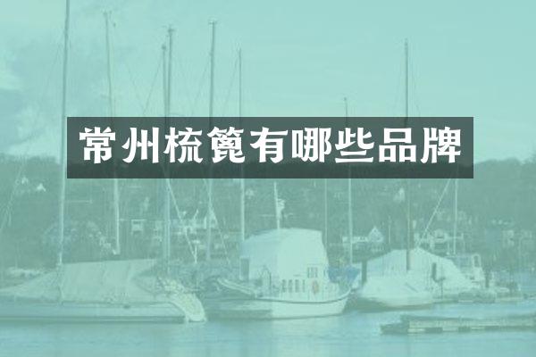 常州梳篦有哪些品牌