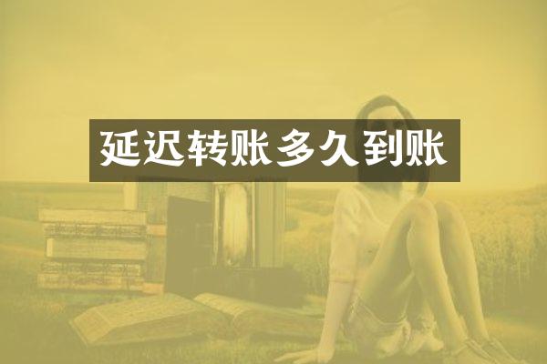 延迟转账多久到账