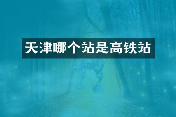 天津哪个站是高铁站
