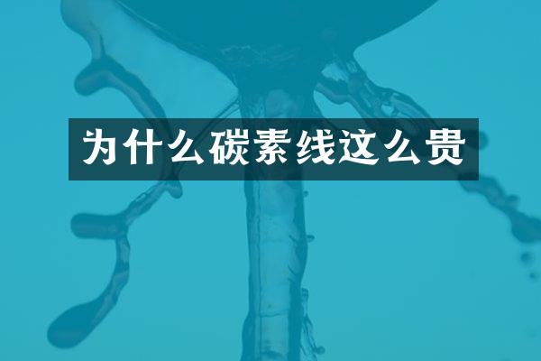 为什么碳素线这么贵