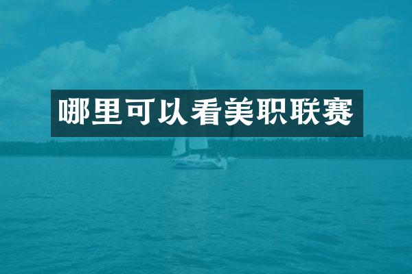 哪里可以看美职联赛