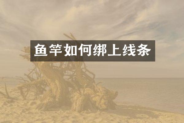 鱼竿如何绑上线条