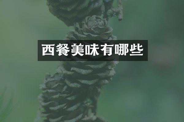 西餐美味有哪些