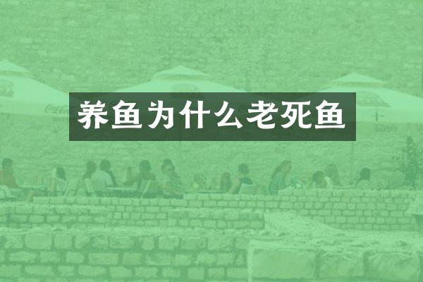 养鱼为什么老死鱼