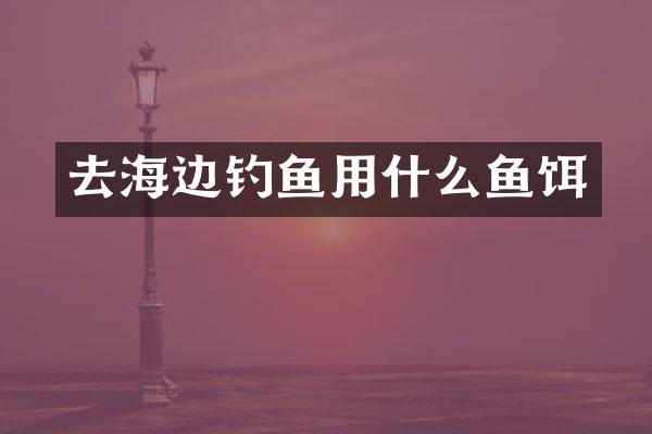 去海边钓鱼用什么鱼饵