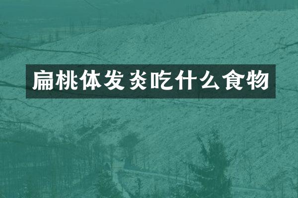 扁桃体发炎吃什么食物